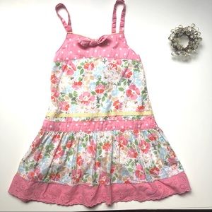 Oshkosh Spaghetti strap Floral Dress - Girls 3T